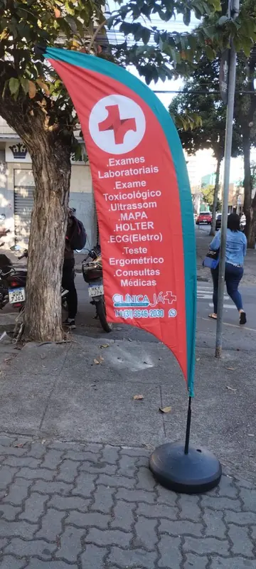 Windbanner Brisa Flag instalado em cliente, foto 7
